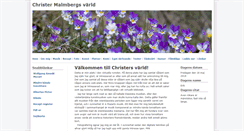 Desktop Screenshot of christermalmberg.se