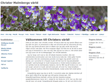 Tablet Screenshot of christermalmberg.se